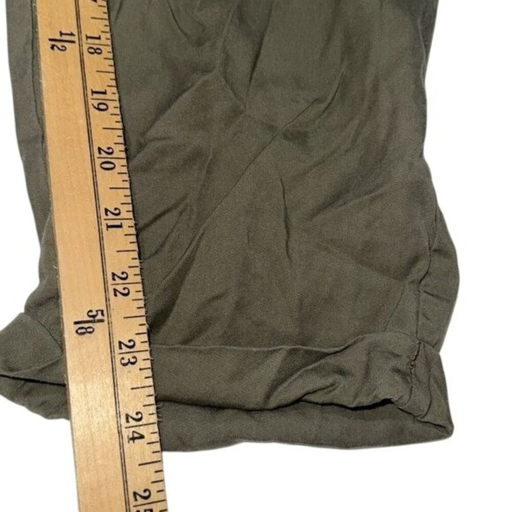 Marc New York Andrew Marc Womens Olive Paperbag Waist Tencel Pants XL - Picture 7 of 8